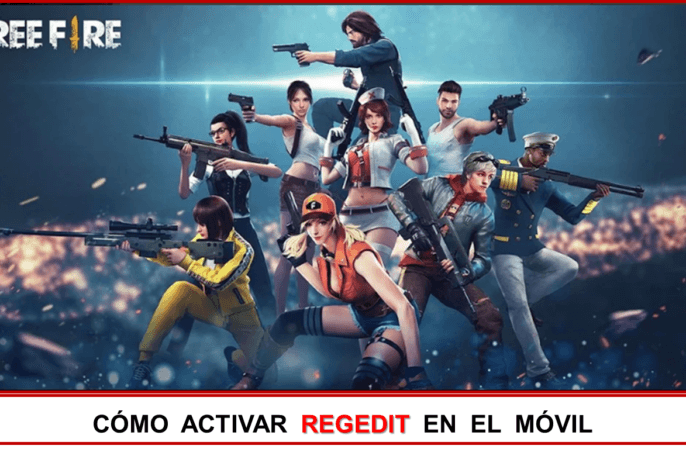 Activar regedit en free firee
