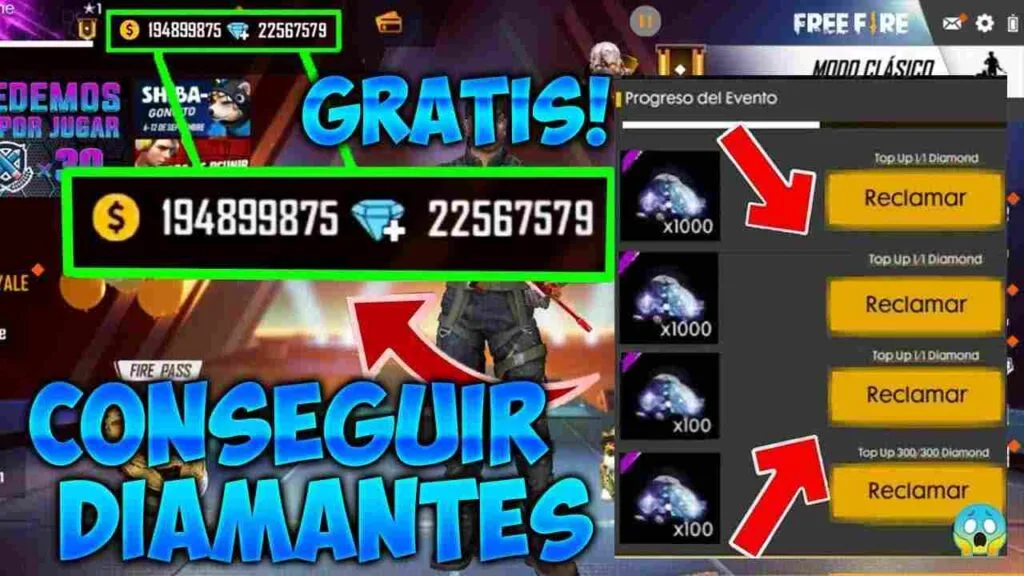 Cómo ganar diamantes sin pagar en free fire 1 como ganar diamantes en free fire 2020