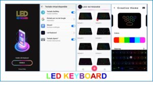 Aplicación de teclado led para android.