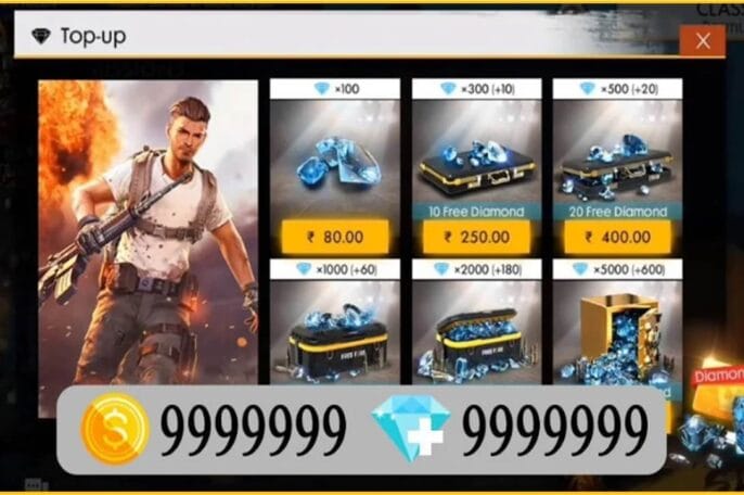 Juego de móvil free fire.