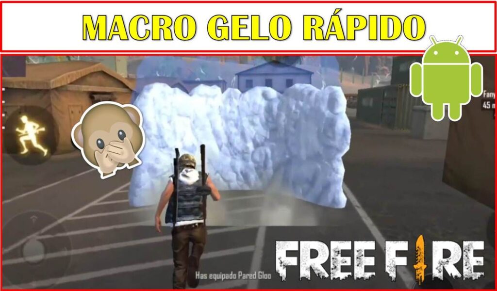 Poner paredes de hielo mucho más rápido en free fire.