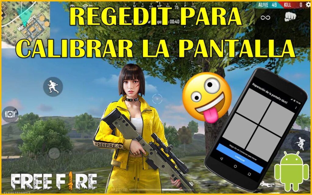 Free fire calibrar pantalla